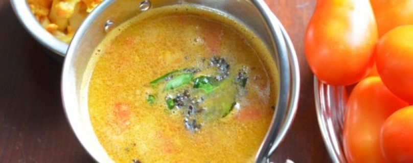 Rasam with coconut (Devasthana Saru/Rasam)